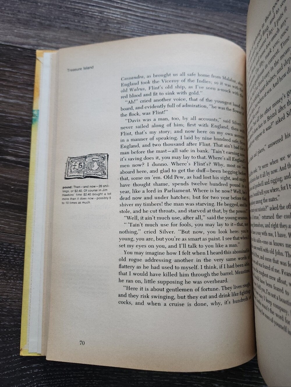 🏴☠️ Vintage 1968 Treasure Island Hardcover Educator Classic Library Advebture - Picture 7 of 14